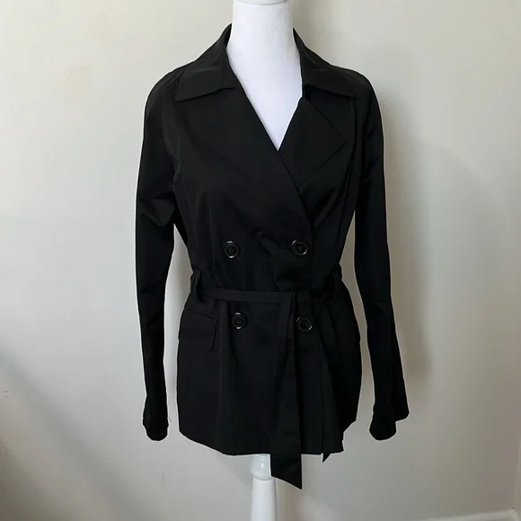 Express Jackets Coats Express Womens Black Trench Coat